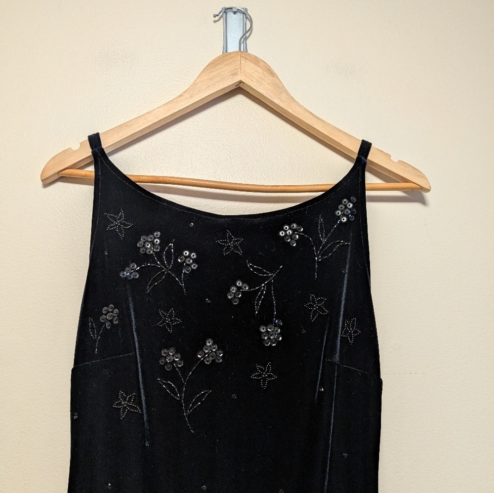 Zum Zum by Niki Livas Black Y2K Low Back Maxi Dress 5/6 - Picture 3 of 11